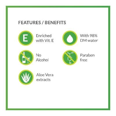 BodyGuard Premium Baby Wet Wipes with Aloe Vera Extract (Pack of 5 x 72's) - Diapers & Wipes