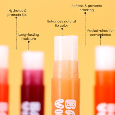 Matt Look Balm Vibes Color Change Lip Balm for Women infused with Fruit & Moroccan Oil, Peach Nectar-05 3 gm - Lip Balms
