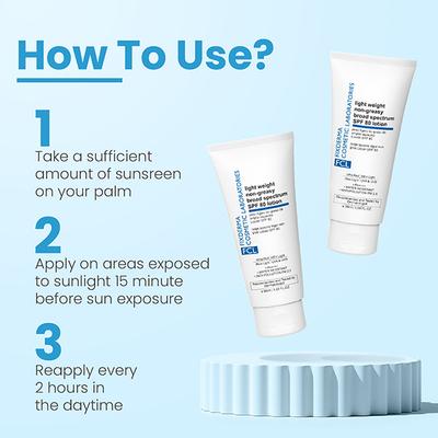 FCL Non Greasy Broad Spectrum SPF 80 50 ml - Face Sunscreen