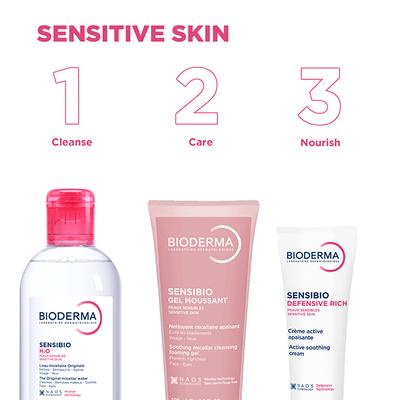 Bioderma Sensibio Gentle Soothing Micellar Cleansing Foaming Gel For Sensitive Skin 45 ml - Scrubs & Exfoliants