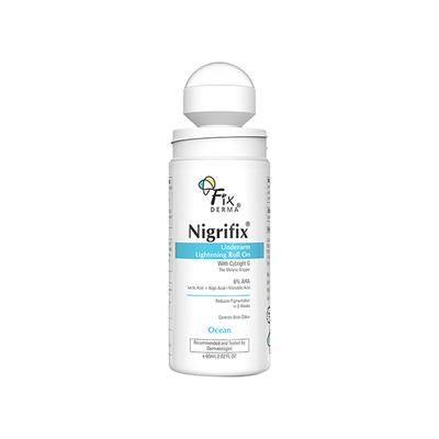 Fixderma Nigrifix Underarm Ocean Roll on - Brightens Skin & Exfoliates Underarm 60 ml - Deodorants/Roll-Ons