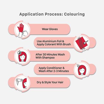 Streax Ultralights Hair Colour Highlight Kit, Orange Hair Colour, Pumpkin Orange, 1's - Crème