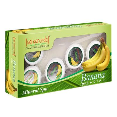 Aryanveda Mineral Spa Facial Kit - Banana 210 gm - Facial Kits