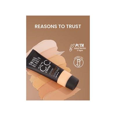 Swiss Beauty All-In-One CC Cream-Light Beige 25 gm - Bb & Cc Creams