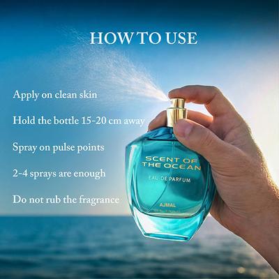 Ajmal Scent of The Ocean EDP for Unisex 100 ml - Perfumes (Edt/Edp)