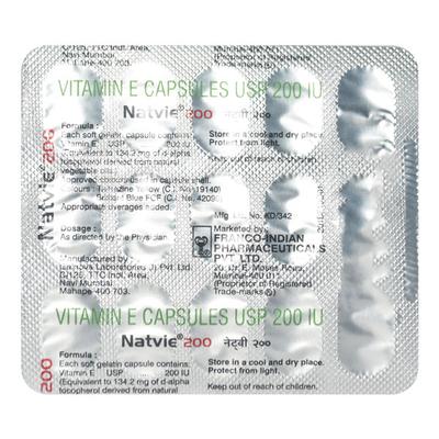 NATVIE 200 Capsule 15's - Supplements-Vit