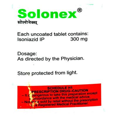 SOLONEX 300MG TABLET 10'S - Tuberculosis (Tb)-Ant