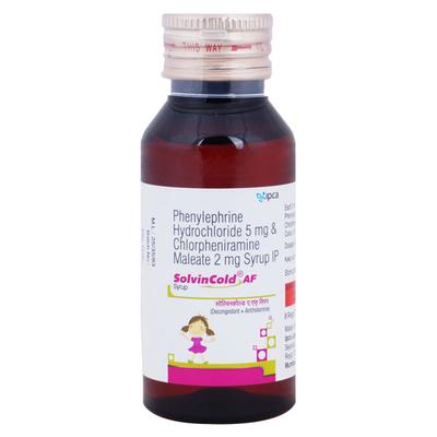 Solvin Cold AF Syrup 60ml - Cough And Cold-Cou