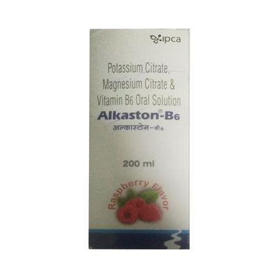 ALKASTON B6 RASPBERRY FLAVOUR Oral Solution 200ml - Kidney Disease/Stones-Uri