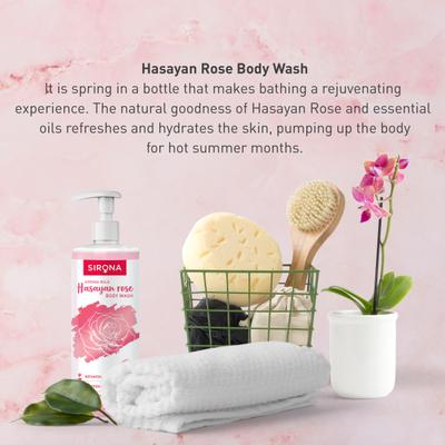 Sirona Body Wash - Hasayan Rose 500 ml - Shower Gels & Body Wash