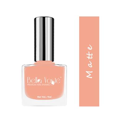 Bella Voste Nude Matt Nail Paints Party Pop(64) 9 Ml - Nail Polish
