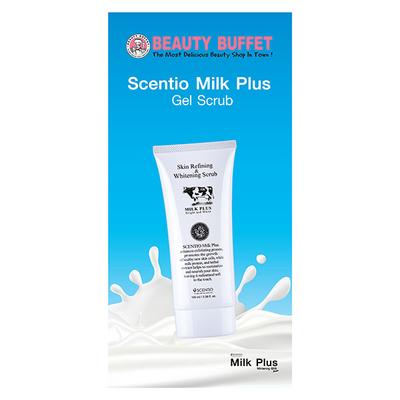 Scentio Milk Plus Organic Skin Refining & Whitening Scrub 100 ml - Scrubs & Exfoliants