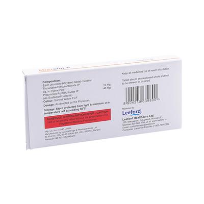 MIGRAFIN P Tablet 10's - Migraine