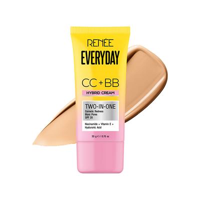 Renee Cosmetics Everyday CC+BB Cream Honey Drop 20 gm - Bb & Cc Creams