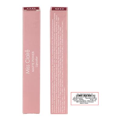 Miss Claire Matte Power Lipcolor - 8 3 Gm - Lipsticks