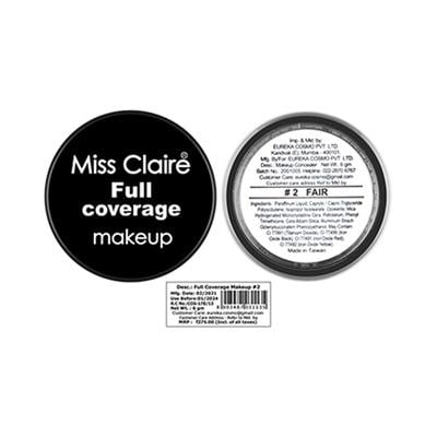 Miss Claire Full Coverage Makeup + Concealer - 2 6 Gm - Concealer