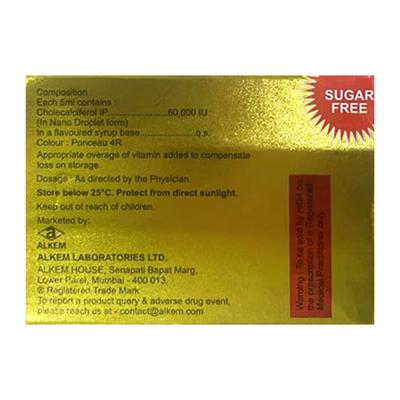 Uprise D3 60K Sugar Free Nano Shot Oral Solution 5ml - Supplements-Vit