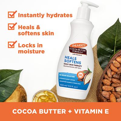 Palmer's Cocoa Butter Formula with Vitamin E Heals Softens Daily Skin Therapy Lotion 400ml - Stretch Mark Cream