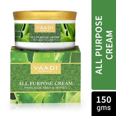 Vaadi Herbals All Purpose Cream with Aloe Vera, Honey & Manjistha 150 gm - Face Creams