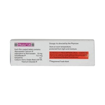 Fibator LS Tablet 10'S - High Cholesterol-Dys
