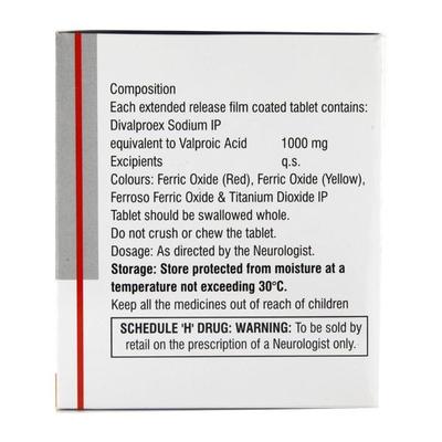 Desval ER 1gm Tablet 10'S - Epilepsy/Convulsion-Ant