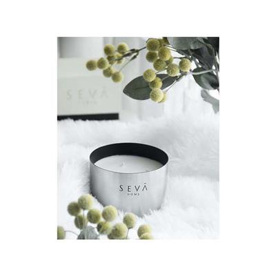 Seva Home Heirloom Candle - Classic- Aqua (Silver) 1's - Candle