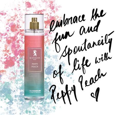 Giordano Peppy Peach Body Mist 250 ml - Body Mist/Spray