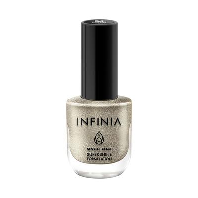 Infinia Silver Single Coat Nail Polish Silver Star 094 12 ml - Nail Polish