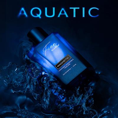 Mcaffeine Fien Magnetic Perfume For Men- Aquatic EDP, 12 Hrs Long Lasting, Scent For All Occasion 100 ml - Men Perfumes (Edt/Edp)