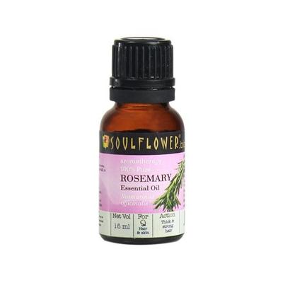 Soulflower Essential Oil - Rosemary 15 ml - Essential Oils