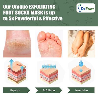 Dr Foot Exfoliating Foot Socks Mask Pair - Manicure & Pedicure Kits