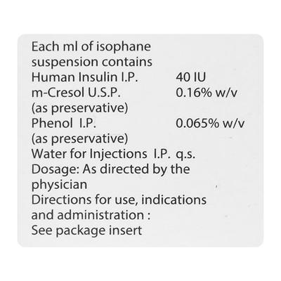 WOSULIN N NEW Injection 15ml - Diabetes-Ins