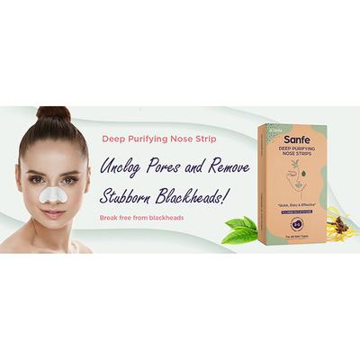 Sanfe Deep Purifying Nose Strips - Fuji Green Tea & Witch Hazel 6's - Face Wash & Cleansers