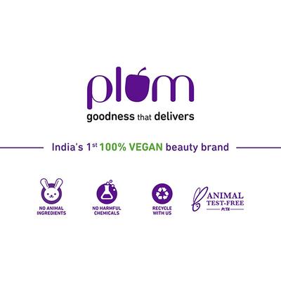 Plum Coconut & Peptides Strength & Shine Hair Mask I Coconut Oil, Pea Peptide I For All Hair Types 200gm - Hair Masks & Packs