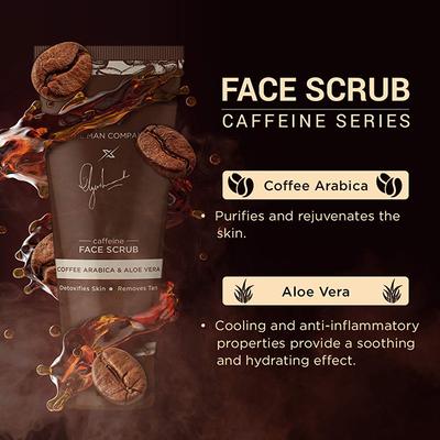 The Man Company Caffeine Grooming Kit (Caffeine Face Wash-100ml, Caffeine Face Scrub -100ml, Caffeine Face Pack - 100g, Caffeine Face Moisturizer -50g) 1's - Face Wash & Cleansers