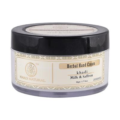 KHADI NATURAL MILK & SAFFRON HAND CREAM 50gm 50 gm - Hand Creams