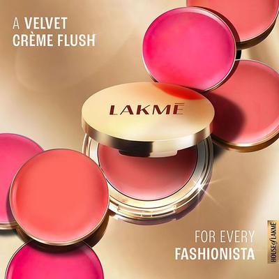 Lakme 9 to 5 Powerplay Velvet Creme Blush - Pink Rose 9 gm - Blushes