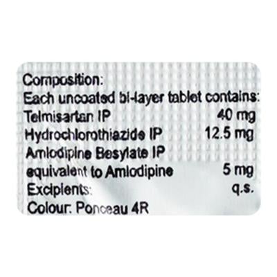 Telvas 3D 40mg Tablet 10'S - Hypertension-Ang