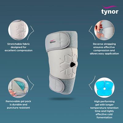 Tynor Cool Pack Knee Wrap (UN) (I 02) - Knee/Leg Supports