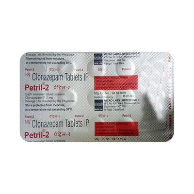PETRIL 2 Tablet 15's - Anxiety-Anx