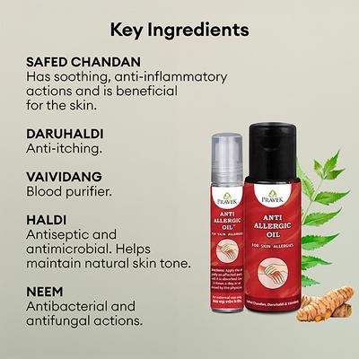 Pravek Anti Allergic Oil 50 ml - Personal Care (Ayush)
