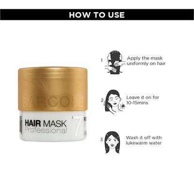 Barcode Professional Hair Mask For Dry Damaged (BCHM002) 400 ml - Hair Masks & Packs
