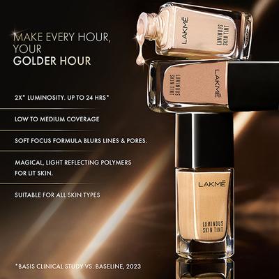 Lakme Absolute Luminous Skin Tint Foundation W160 Warm Sand 23 ml - Foundation