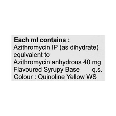 AZITHRAL 200 Liquid 15ml - Bacterial Infections-Mac