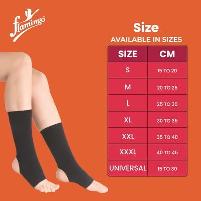 Flamingo Anklet - Black (OC - 2014) (M) - Knee/Ankle/Leg/Foot Supports