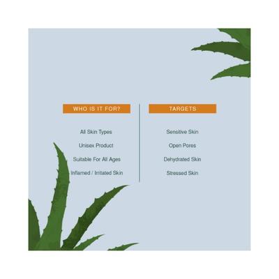 Juicy Chemistry 100% Organic Aloe Vera Water Toning Mist For Sun Damaged & Sensitive Skin 110.0 ml - Face Mists