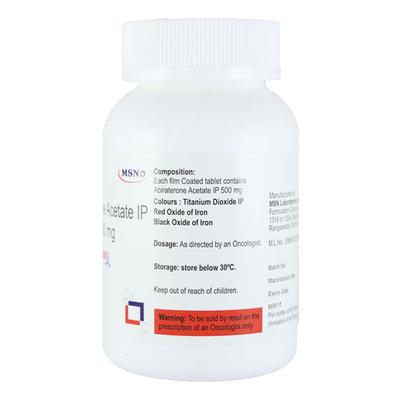 ABURA 500mg Tablet 60's - Cancer Oncology-Cyt