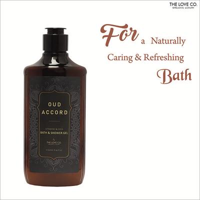 The Love Co. Mesmerising Bath & Shower Gel - Oudh Accord 300 ml - Shower Gels & Body Wash