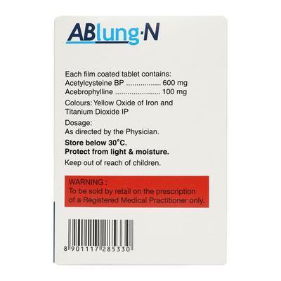 ABLUNG N Tablet 15's - Asthma/COPD-Ast