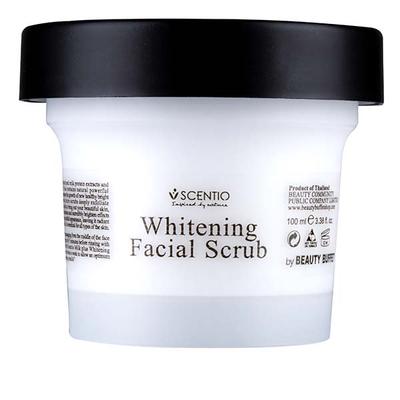 Scentio Milk Plus Organic Whitening Facial Scrub 100 ml - Scrubs & Exfoliants